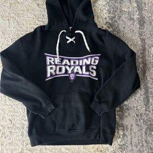 Reading Royals hockey lace hoodie size large.